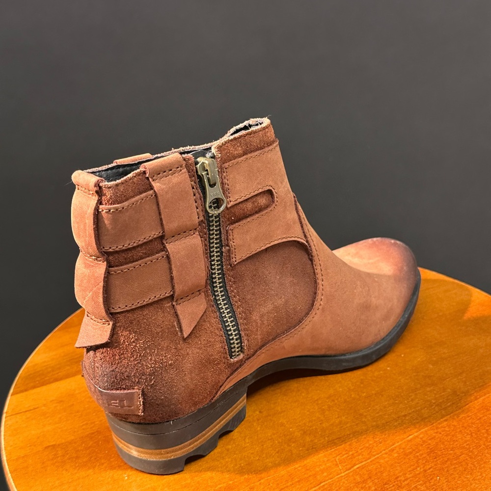 Sorel Burro Brown Waterproof Ankle Boots - Picture 13 of 15
